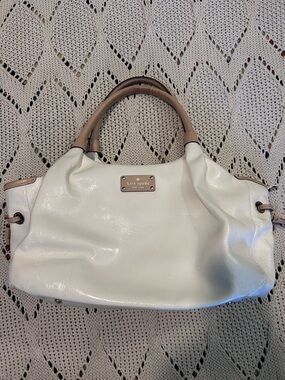 Kate Spade Cream Leather Satchel